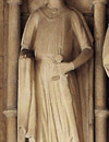 Statue eines Ritters im Paradies (Vorhalle) des St. Paulus-Doms zu Münster, z. T. als Darstellung des Gottfried von Cappenberg interpretiert, um 1230/1240 / Foto: Jutta Brüdern, Braunschweig Statue eines Ritters im Paradies (Vorhalle) des St. Paulus-Doms zu Münster, z. T. als Darstellung des Gottfried von Cappenberg interpretiert, um 1230/1240 / Foto: Jutta Brüdern, Braunschweig