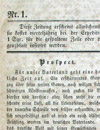 Westfälische Zeitung (Ausschnitt), Nr. 1 vom 06.04.1848 / Foto: Verein für Geschichte und Altertumskunde Westfalens, Abt. Paderborn e. V., AV 1017a