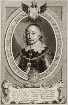 Porträt des Johann Ludwig von Nassau-Hadamar (Dillenburg 06./12.08.1590 - Hadamar 06./10.03.1653), Kaiserlicher Gesandter in Münster, 1643-1648