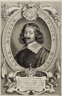 Porträt des Nikolaus Georg Reigersberger († Aschaffenburg 1652), Kurmainzischer Sekundargesandter in Münster, 1645-[1648]