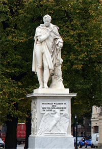 Gerhard von Scharnhorst, Standbild 1822 von Christian Daniel Rauch (1777-1857), Unter den Linden, Berlin / Quelle: Marcus Weidner, 2007