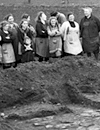 Sitemap des Internet-Portals 'Westfälische Geschichte' / Ausgrabung eines spätkarolingischen Prinzipalhofes auf Hof Meyering, Raesfeld, 1951 (Ausschnitt) / Foto: Ignaz Böckenhoff, LWL-Medienzentrum für Westfalen, 06_150