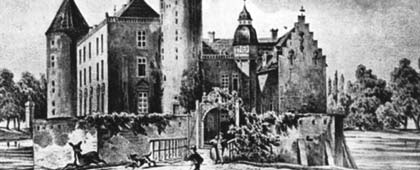 Schloss Gemen, um 1860