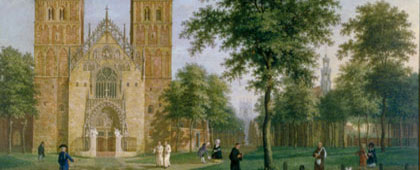 Domplatz in Münster (Ausschnitt), 1783