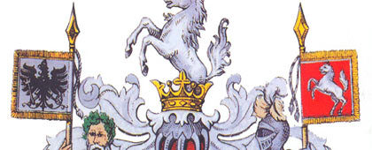 Wappen der Provinz Westfalen (Ausschnitt), um 1900