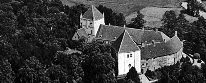Schloss Rheda, um 1920 (Ausschnitt)