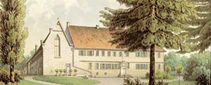 Schloss Bentlage (Rheine) von Westen, 1866/1867 Schloss Bentlage (Rheine) von Westen, 1866/1867