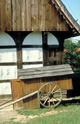 Schäferkarren und Schäferkammer auf dem lippischen Meierhof im Westfälischen Freilichtmuseum Detmold