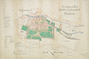 Marsberg: Situations-Plan des St. Johannes Hospitals zu Marsberg, B. I. 4., 1888-09