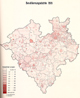 Bevölkerungsdichte [der Provinz Westfalen/des Fürstentums Lippe] 1818, 1956