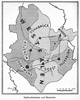 Stadtrechtskreise und Hauptorte [in Westfalen], 1952