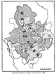 Territorial-städtische Bezirke und Hauptorte [in Westfalen] 1800, 1952