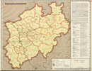 Verwaltungsatlas des Landes Nordrhein-Westfalen, [Karte 8]: Kreissiedlungsämter, [1953]