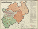 Verwaltungsatlas des Landes Nordrhein-Westfalen, [Karte 10]: Landesplanungsbehörde und Landesplanungsgemeinschaften, [1953]