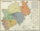 Verwaltungsatlas des Landes Nordrhein-Westfalen, [Karte 14]: Verwaltungsbezirke, [1951]