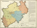 Verwaltungsatlas des Landes Nordrhein-Westfalen, [Karte 15]: Verwaltungsgerichte, [1952]