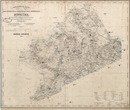 Topographische Karte der Kreise des Regierungs-Bezirks Münster, [Blatt 1]: Kreis Ahaus, 1845