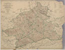 Topographische Karte des Regierungs-Bezirks Münster. Nach den Karten des Grundsteuer-Katasters und andern authentischen Materialien, 1876 / 1848