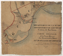 Département de la Ruhr, Arrondissement de Dortmund, Canton de Bochum. Carte spéciale de la Partie Moyen[n]e du Discrict des Mines du Bailliage de Bochum / [Spezialkarte des mittleren Bergwerkdistrikts des Amts Bochum], [Blatt] XIV: [Bochum: Linden-Feld / Hattingen: Haus Kleff, Haus Weile / Titelei], 1810 / 1792