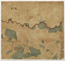 Département de la Ruhr, Arrondissement de Dortmund, Canton de Bochum, Carte Speciale de la Partie Septentrionale du Bailliage de Bochum, 2me. Section / [Spezialkarte des nördlichen Bereichs des Amts Bochum, 2. Abteilung], 20 feuilles, [Blatt] X [V]: [Herne: Haus Strünckede], 1810 / 1793