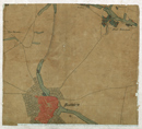 Département de la Ruhr, Arrondissement de Dortmund, Canton de Bochum, Carte Speciale de la Partie Septentrionale du Bailliage de Bochum, 2me. Section / [Spezialkarte des nördlichen Bereichs des Amts Bochum, 2. Abteilung], 20 feuilles, [Blatt] XXIV [XIX]: [Bochum: Dorf Grumm, Bochum], 1810 / 1793