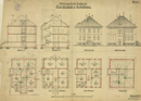 Lippstadt-Eickelborn: Prov[inzial] Anstalt zu Eickelborn, Wohnung für den Direktor, Blatt 1 [verschiedene Schnitte, Ansichten], 1890-05