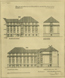 Münster: Plan zur Vergrößerung des Dienstgebäudes der Westf[älischen] Prov[inzial] Feuersozietät zu Münster i. W.: Ansicht nach Norden; Westansicht des Gartenflügels; Ansicht nach Süden, 1922-01-16