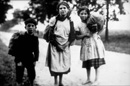 Hamsternde Kinder im Münsterland, Foto aus: Eduard Schulte, Kriegschronik der Stadt Münster 1914-1918, Münster 1930 / Münster, Stadtarchiv