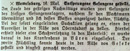 Zeitungsbericht über den Fluchtversuch zweier Häftlinge, aus: Bürener Zeitung, 16.05.1939 / Büren, Kreismuseum Wewelsburg