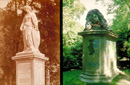 Kriegerdenkmäler: Ästhetische Kraft und Trauer (Ruhender Löwe, Dortmund 1869; Trauernde Germania, Münster 1872)
 / Münster, Stadtarchiv/F. Hundt (1b) / Münster, LWL-Medienzentrum für Westfalen/O. Mahlstedt (1a)