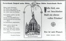 Neujahrsgrußkarte mit der Darstellung des Hermannsdenkmals: "Deutschlands Einigkeit meine Stärke, Meine Stärke Deutschlands Macht!", 1914-1918 / Detmold, Wilfried Mellies / Greifswald, Dirk Mellies