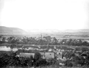 Blick von Burg Herstelle auf Würgassen und das Wesertal, 1930 / Münster, LWL-Medienzentrum für Westfalen