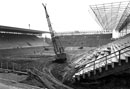 Baustelle des Dortmunder Westfalenstadions, 1973 / Dortmund, Stadtarchiv