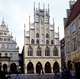 Münster: Rathaus mit Stadtweinhaus (links), Prinzipalmarkt / Münster, LWL-Medienzentrum für Westfalen / O. Mahlstedt