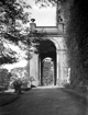 Selm-Cappenberg: Schloss Cappenberg, Vorhalle mit Balkon zur Parkseite, um 1930 / Münster, LWL-Medienzentrum für Westfalen