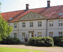 Selm-Cappenberg: Schloss Cappenberg, hofseitige Hauptfront mit Eingangsportal, 2007 / Marcus Weidner