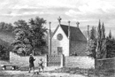 Bad Ems, Frücht: Gruftkapelle für Karl Freiherr vom Stein in Frücht bei Bad Ems, errichtet 1836 vermutlich nach den Entwürfen von Johann Claudius von Lassaulx (1781-1848) / Dortmund, Horst Appuhn