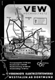 Werbeanzeige der Vereinigten Elektrizitätswerke Westfalen AG Dortmund (VEW), um 1955 / Essen, Historisches Konzernarchiv RWE