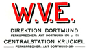 Logo des Westfälischen Verbands-Elektrizitätswerkes (W. V. E.), 1920 / Essen, Historisches Konzernarchiv RWE