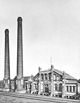 Dortmund: Kraftwerk des Städtischen Elektrizitätswerks Dortmund, um 1900 / Essen, Historisches Konzernarchiv RWE