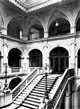 Münster, Mauritztor/Fürstenbergstraße: Treppenhaus im Lichthof des Landeshauses der Provinz Westfalen, um 1905 / Münster, LWL-Medienzentrum für Westfalen