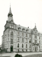 Münster, Mauritztor/Fürstenbergstraße: Hauptfassade des Landeshauses der Provinz Westfalen, erbaut 1898-1901, Seitenflügel mit dem Eingang zur Landesbank, um 1910 / Münster, LWL-Bau- und Liegenschaftsbetrieb / Münster, Internet-Portal "Westfälische Geschichte"