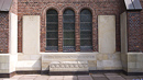 Bielefeld-Bethel: Kriegerdenkmal an der Zionskirche der v. Bodelschwinghschen Anstalten Bethel, 2009 / Bielefeld, Hauptarchiv der v. Bodelschwinghschen Anstalten Bethel