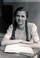 Schulfoto der Zeitzeugin Gertrud, Feldhofschule / Neuenkirchen, Gerda Rösner