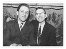 Alfred Lüttecke (r.) mit Freund Heinz-Otto, um 1961 / Privatbesitz Herr Lüttecke