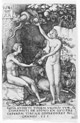 Aldegrever, Heinrich (1502-1555/61): Der Totentanz - Allegorie von Erbsünde und Tod, 1541: Der Sündenfall / Soest, Burghofmuseum / Münster, LWL-Medienzentrum für Westfalen / O. Mahlstedt