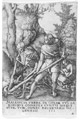 Aldegrever, Heinrich (1502-1555/61): Der Totentanz - Allegorie von Erbsünde und Tod, 1541: Adam bebaut die Erde / Soest, Burghofmuseum / Münster, LWL-Medienzentrum für Westfalen / O. Mahlstedt