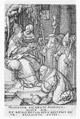 Aldegrever, Heinrich (1502-1555/61): Der Totentanz - Allegorie von Erbsünde und Tod, 1541: Der Tod und der Papst / Soest, Burghofmuseum / Münster, LWL-Medienzentrum für Westfalen / O. Mahlstedt
