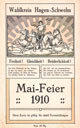 Eintrittskarte zur Maifeier der SPD Hagen-Schwelm, 1910 / Dortmund, Stadtarchiv