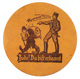 Bierdeckel aus Eslohe mit judenfeindlichen Parolen (Vorderseite) / Eslohe, Maschinen- und Heimatmuseum